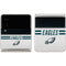 NFL Philadelphia Eagles White Striped Galaxy Z Flip3 5G Skin