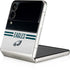 NFL Philadelphia Eagles White Striped Galaxy Z Flip3 5G Skin
