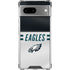 NFL Philadelphia Eagles White Striped Google Pixel 8 Clear Case