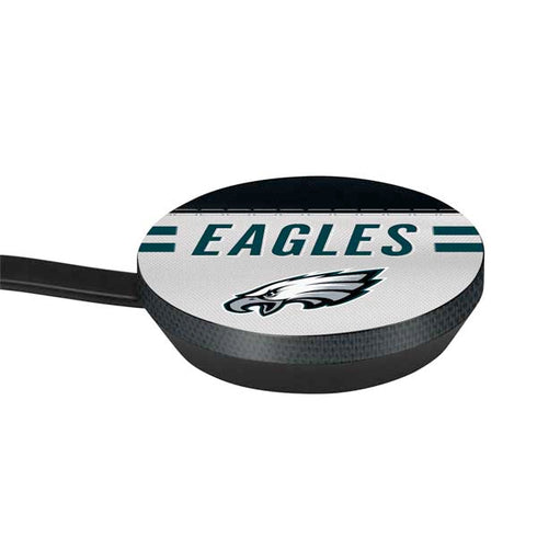 NFL Philadelphia Eagles White Striped Google Stadia Controller Skin