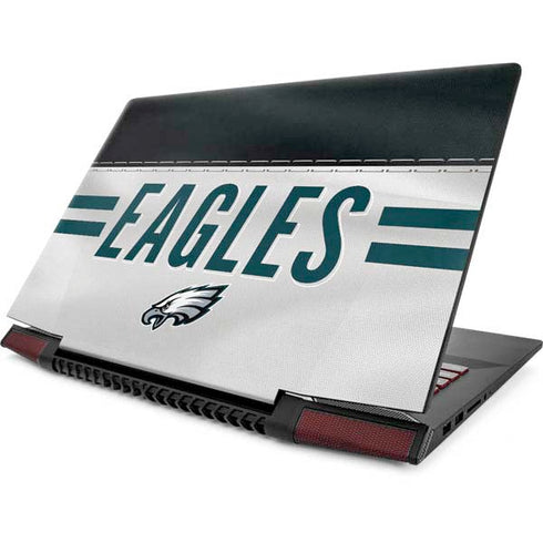 NFL Philadelphia Eagles White Striped Lenovo IdeaPad Skin