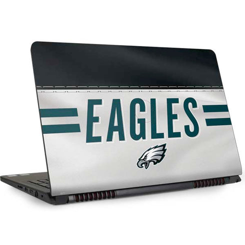 NFL Philadelphia Eagles White Striped Dell Inspiron Skin