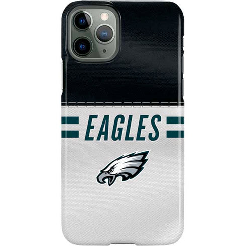 NFL Philadelphia Eagles White Striped iPhone 11 Pro Lite Case