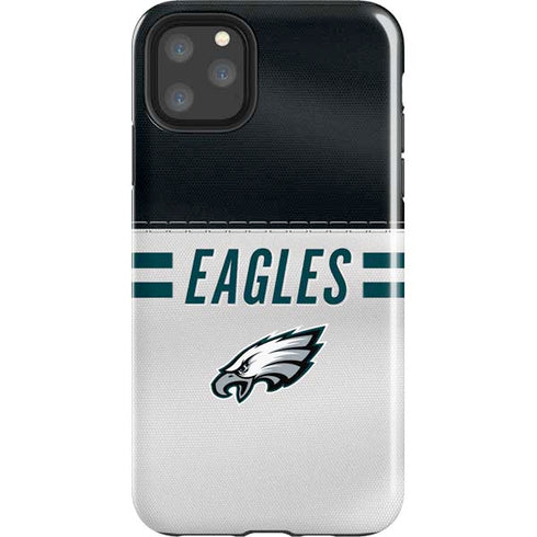 NFL Philadelphia Eagles White Striped iPhone 11 Pro Max Impact Case