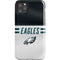 NFL Philadelphia Eagles White Striped iPhone 11 Pro Max Impact Case