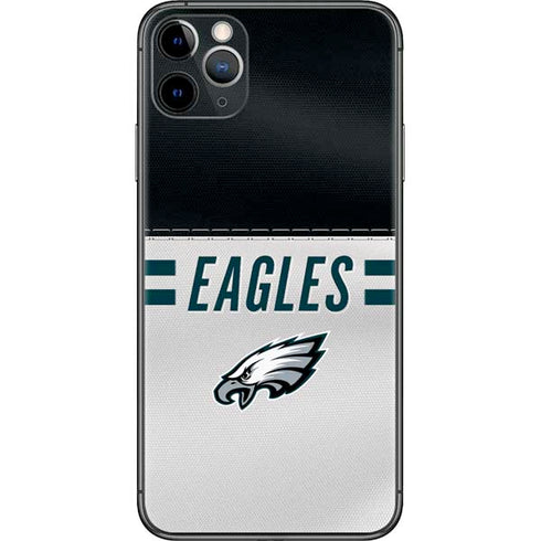 NFL Philadelphia Eagles White Striped iPhone 11 Pro Max Skin