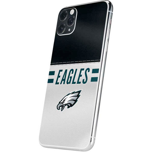 NFL Philadelphia Eagles White Striped iPhone 11 Pro Max Skin