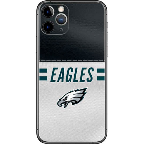 NFL Philadelphia Eagles White Striped iPhone 11 Pro Skin