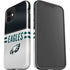 NFL Philadelphia Eagles White Striped iPhone 12 Impact Case