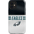 NFL Philadelphia Eagles White Striped iPhone 12 Mini Impact Case