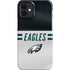 NFL Philadelphia Eagles White Striped iPhone 12 Mini Lite Case