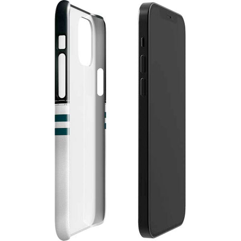NFL Philadelphia Eagles White Striped iPhone 12 Mini Lite Case