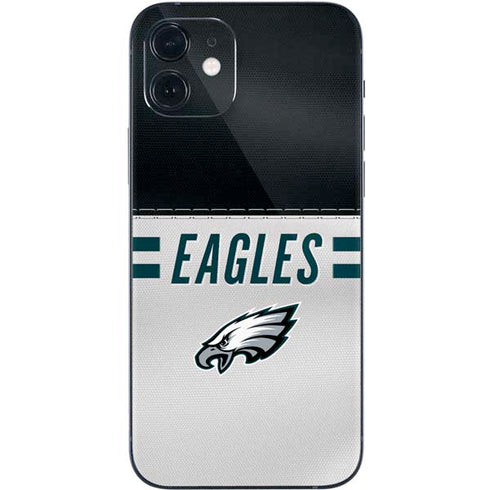 NFL Philadelphia Eagles White Striped iPhone 12 Mini Skin