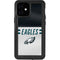 NFL Philadelphia Eagles White Striped iPhone 12 Mini Waterproof Case