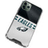 NFL Philadelphia Eagles White Striped iPhone 12 Pro Clear Case