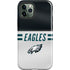 NFL Philadelphia Eagles White Striped iPhone 12 Pro Impact Case