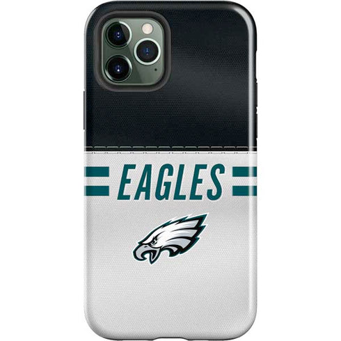 NFL Philadelphia Eagles White Striped iPhone 12 Pro Max Impact Case