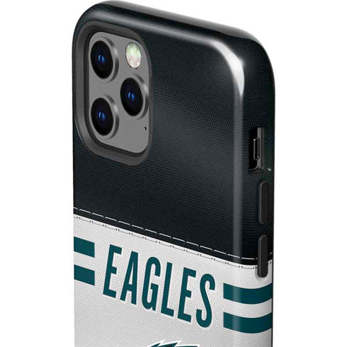 NFL Philadelphia Eagles White Striped iPhone 12 Pro Max Impact Case