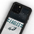 NFL Philadelphia Eagles White Striped iPhone 12 Pro Waterproof Case