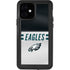 NFL Philadelphia Eagles White Striped iPhone 12 Waterproof Case