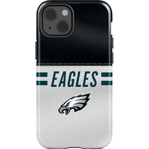 NFL Philadelphia Eagles White Striped iPhone 13 Impact Case