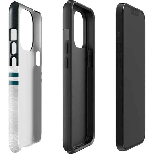 NFL Philadelphia Eagles White Striped iPhone 13 Pro Impact Case