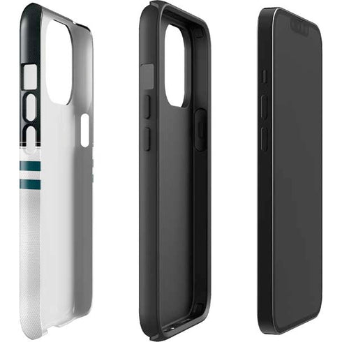 NFL Philadelphia Eagles White Striped iPhone 13 Pro Max Impact Case