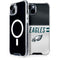 NFL Philadelphia Eagles White Striped iPhone 14 Plus MagSafe Case