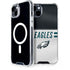 NFL Philadelphia Eagles White Striped iPhone 15 Plus MagSafe Case