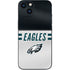 NFL Philadelphia Eagles White Striped iPhone 14 Plus Skin