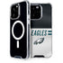NFL Philadelphia Eagles White Striped iPhone 15 Pro MagSafe Case