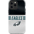 NFL Philadelphia Eagles White Striped iPhone 15 Pro Max Impact Case