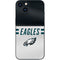NFL Philadelphia Eagles White Striped iPhone 14 Skin