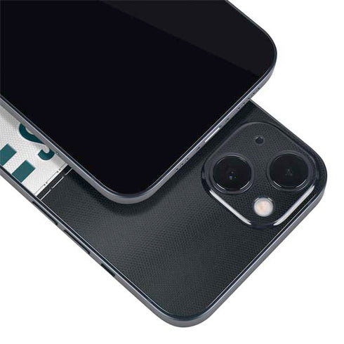 NFL Philadelphia Eagles White Striped iPhone 14 Skin