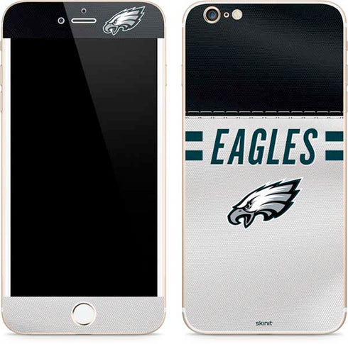 NFL Philadelphia Eagles White Striped iPhone 6/6s Plus Skin