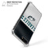 NFL Philadelphia Eagles White Striped iPhone 7/8 Plus Clear Case