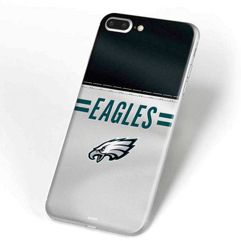 NFL Philadelphia Eagles White Striped iPhone 7 Plus Skin