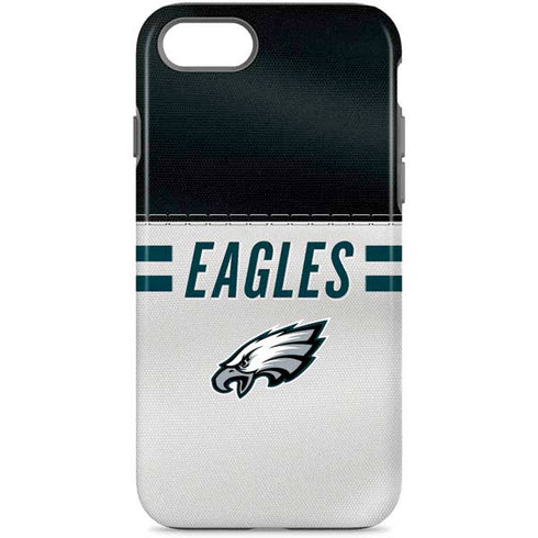 NFL Philadelphia Eagles White Striped iPhone 8 Pro Case