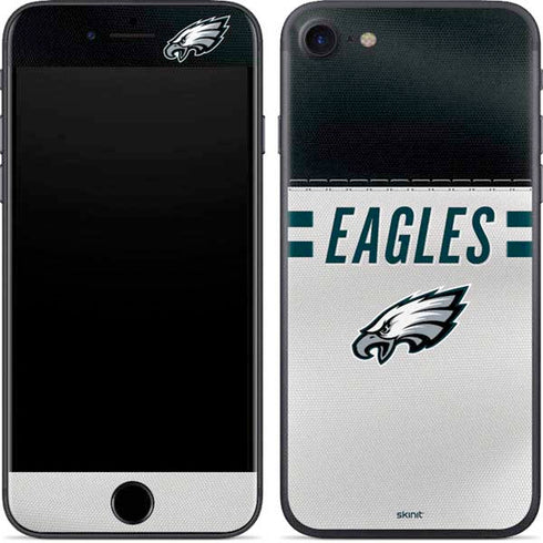 NFL Philadelphia Eagles White Striped iPhone SE (2nd & 3rd Gen) Skin