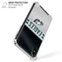 NFL Philadelphia Eagles White Striped iPhone X/XS Clear Case