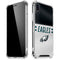 NFL Philadelphia Eagles White Striped iPhone XR Clear Case