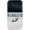 NFL Philadelphia Eagles White Striped iPhone XR Pro Case