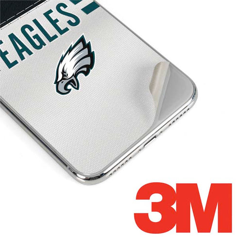 NFL Philadelphia Eagles White Striped iPhone XR Skin