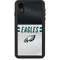 NFL Philadelphia Eagles White Striped iPhone XR Waterproof Case