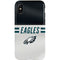 NFL Philadelphia Eagles White Striped iPhone XS Pro Case