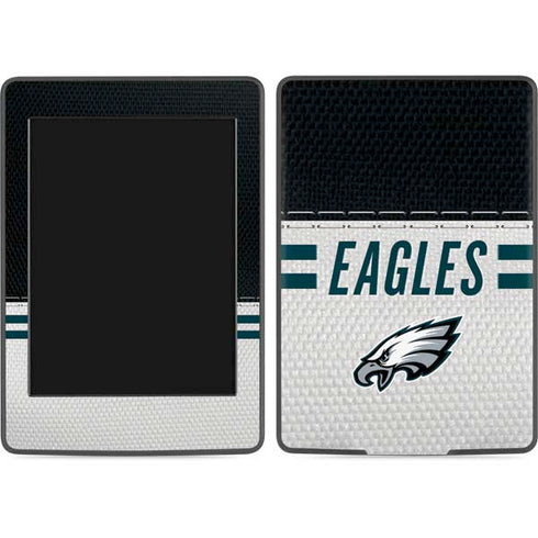 NFL Philadelphia Eagles White Striped Amazon Kindle Skin