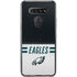 NFL Philadelphia Eagles White Striped LG K51/Q51 Clear Case