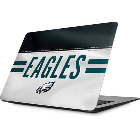 NFL Philadelphia Eagles White Striped Apple MacBook Skin