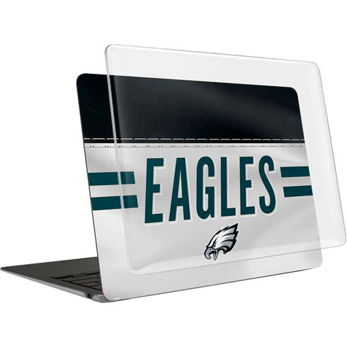 NFL Philadelphia Eagles White Striped MacBook Air 13in M1 (2021) Case plus Skin