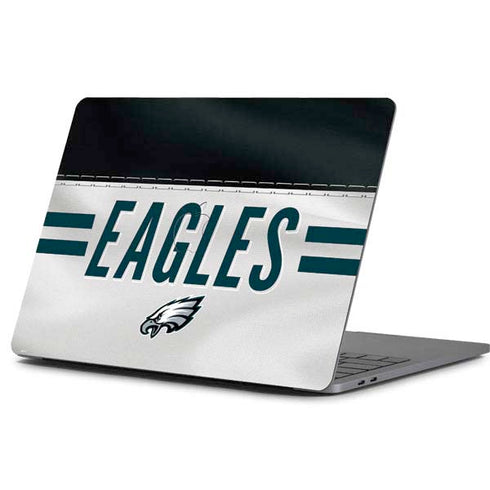 NFL Philadelphia Eagles White Striped Apple MacBook Pro 13-inch Skin